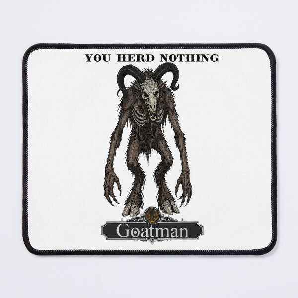 Item preview, Goatman beware the backroads designed and sold by Hexcellent Designs.