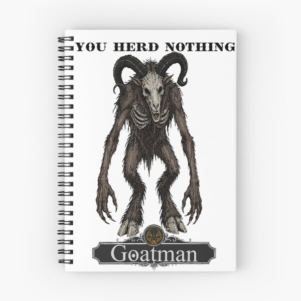 Item preview, Goatman beware the backroads designed and sold by Hexcellent Designs.