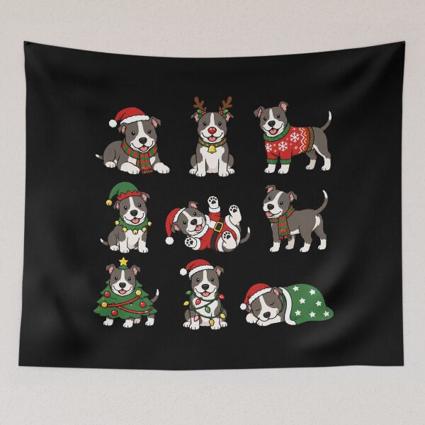 Item preview, Funny American Staffordshire Terrier Dog Christmas Holiday Xmas Mom Dad designed and sold by rafaeltto.
