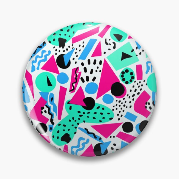Item preview, Neon Abstract Geometric Doodle Pattern designed and sold by Explicitly-Random.
