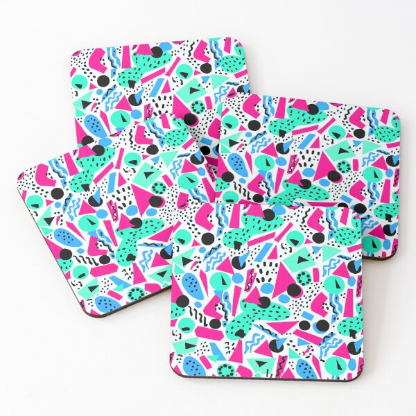 Item preview, Neon Abstract Geometric Doodle Pattern designed and sold by Explicitly-Random.