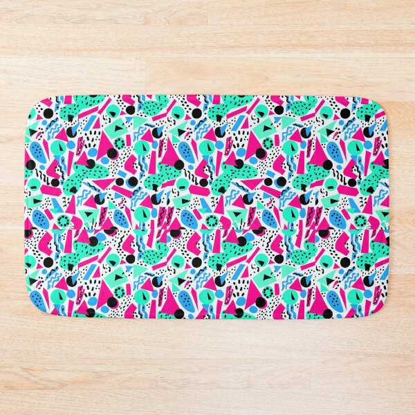 Item preview, Neon Abstract Geometric Doodle Pattern designed and sold by Explicitly-Random.