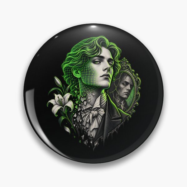 Item preview, Dorian Gray Neon Glitch and Decaying Reflection designed and sold by Fenay Designs.