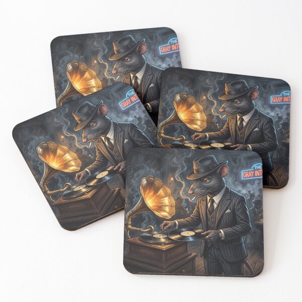 Item preview, The Gray Interval - Vinyl Grooves Noir Rat designed and sold by ThegrayInterval.