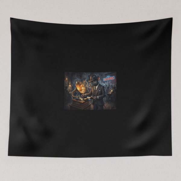 Item preview, The Gray Interval - Vinyl Grooves Noir Rat designed and sold by ThegrayInterval.