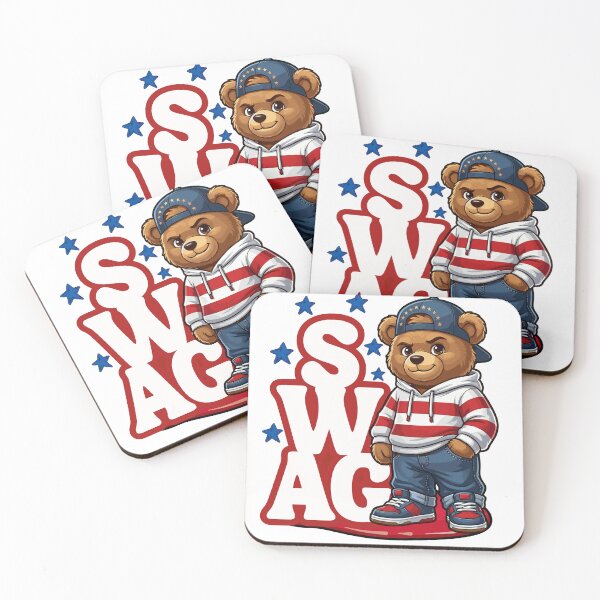 Item preview, Swag - teddy bear dress up in street wear  designed and sold by She - artist creations .