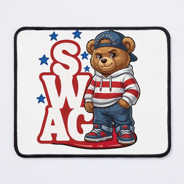 Item preview, Swag - teddy bear dress up in street wear designed and sold by She - artist creations .