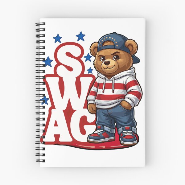 Item preview, Swag - teddy bear dress up in street wear  designed and sold by She - artist creations .