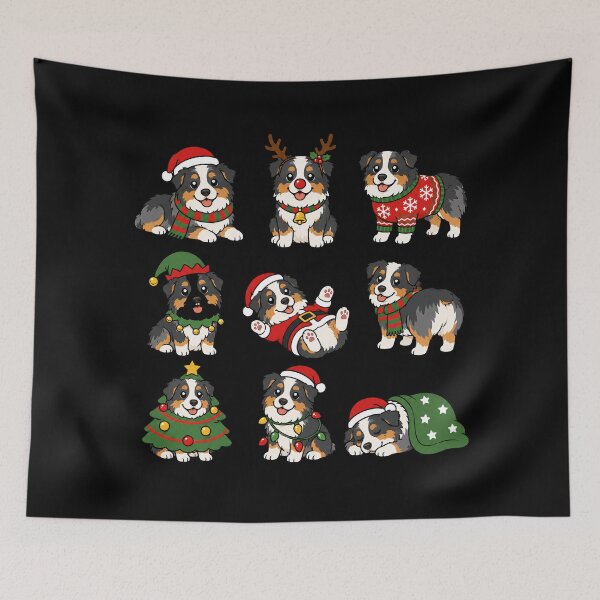 Item preview, Funny Australian Shepherd Dog Christmas Holiday Xmas Mom Dad designed and sold by rafaeltto.