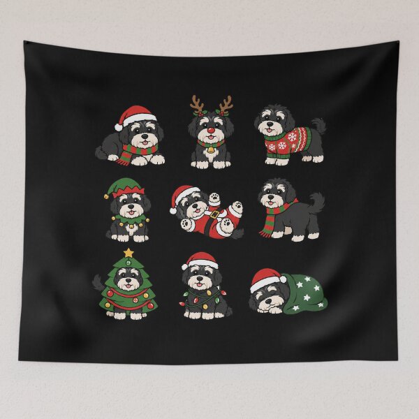 Item preview, Funny Barbet Dog Christmas Holiday Xmas Mom Dad designed and sold by rafaeltto.