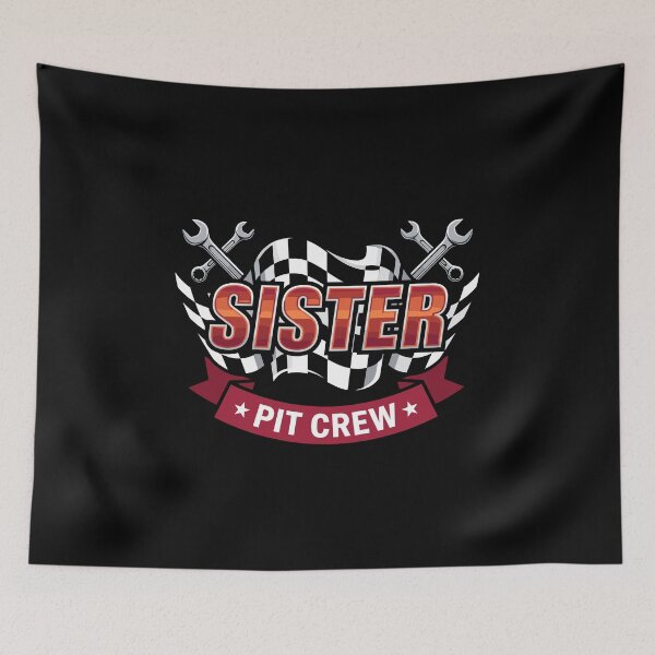 Item preview, Sister Pit Crew Race Car Birthday Family Matching Pit Crew  designed and sold by Designart68.