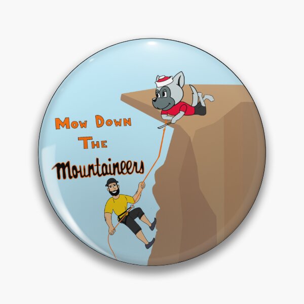 Item preview, Mow Down the Mountaineers designed and sold by Tropes & Treadmills.