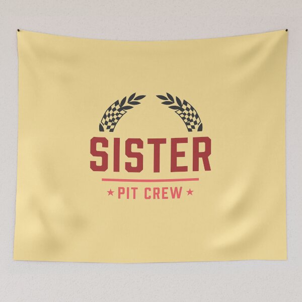 Item preview, Sister Pit Crew Race Car Birthday Family Matching  designed and sold by Designart68.