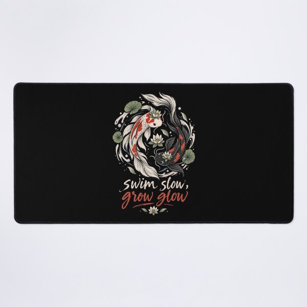 Item preview, Swim Slow Grow Glow Koi Fish designed and sold by tollaru.