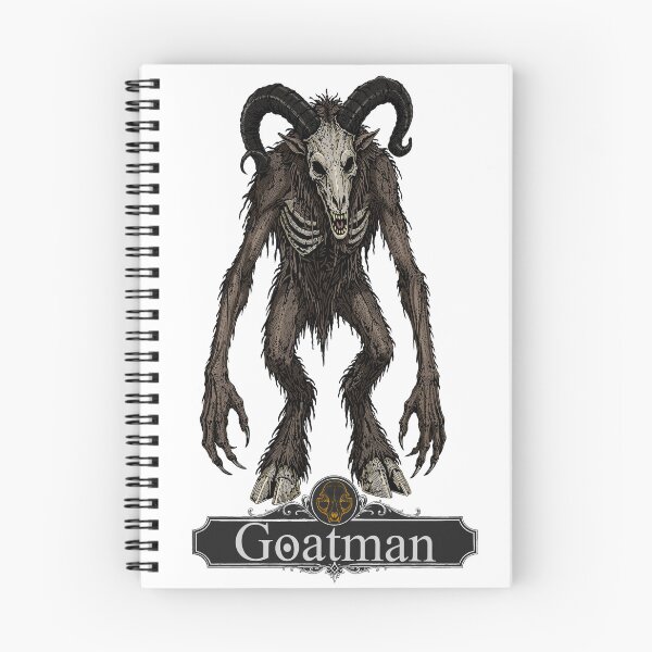 Item preview, Goatman beware the backroads (Wordless) designed and sold by Hexcellent Designs.