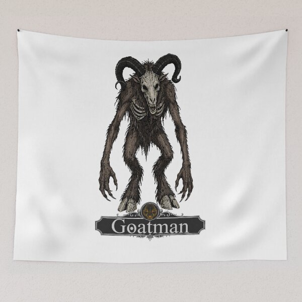 Item preview, Goatman beware the backroads (Wordless) designed and sold by Hexcellent Designs.