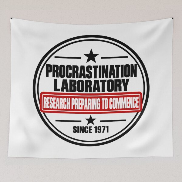 Item preview, Procrastination Laboratory — Research Preparing to Commence Since 1971 designed and sold by BB Design Garage.