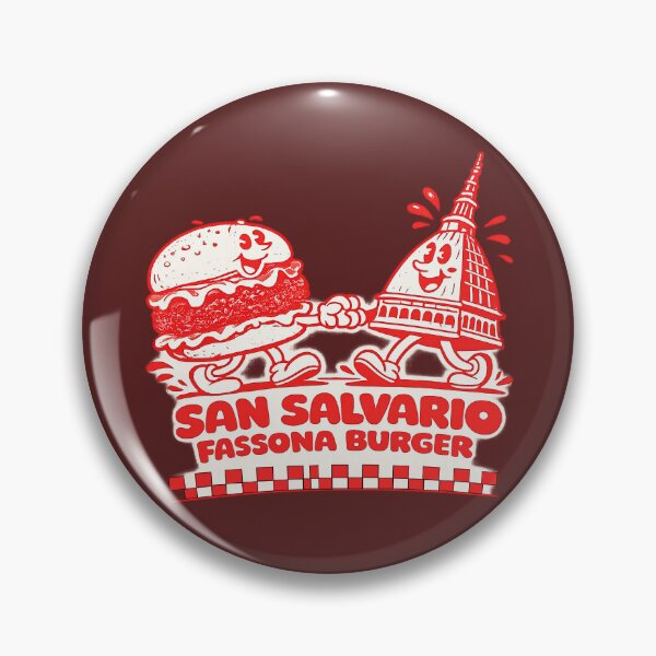 Item preview, Hamburguesa San Salvario Fassona - Dibujos animados retro de los años 30 designed and sold by Torinostalgia.