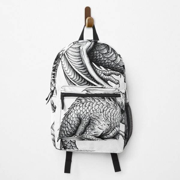 Item preview, Horned Eastern Dragon - Serpentine Oriental Ink Art designed and sold by DragonSerpent Ink.