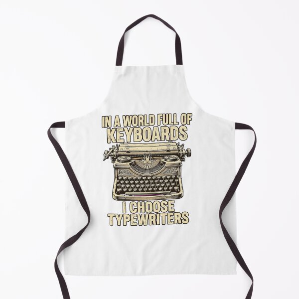 Item preview, In A World Full Of Keyboards I Choose Typewriters Funny Vintage Typewriter Design designed and sold by LunaGlow Studio.