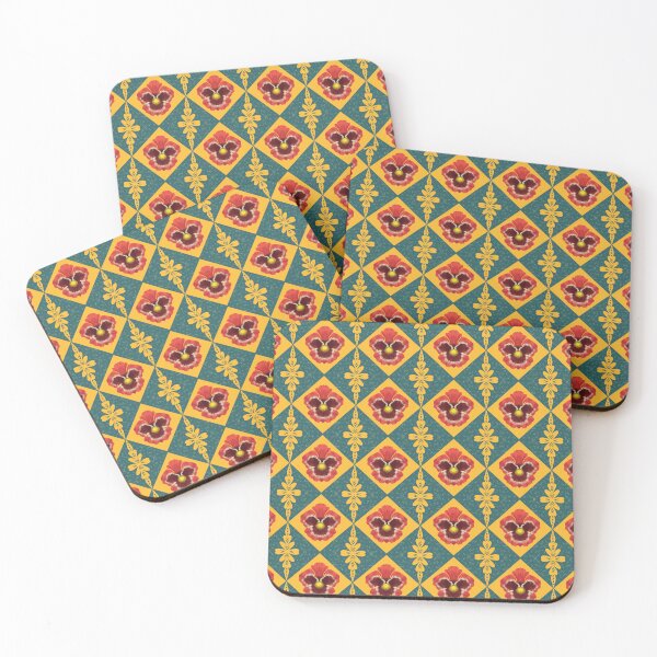 Item preview, Pansy on the tile designed and sold by Yell0whouse28.