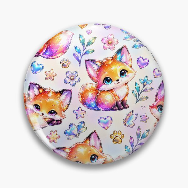 Item preview, Iridescent Metallic Foxes designed and sold by Axokris.
