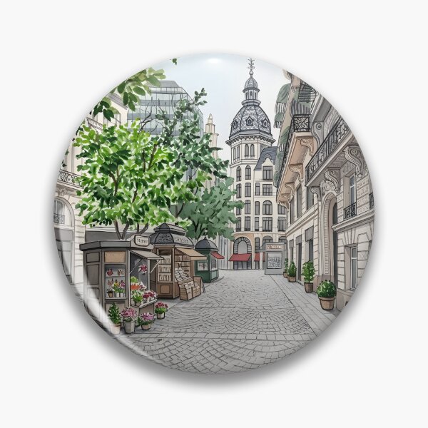 Item preview, Buenos Aires Argentina Watercolor – Cityscape Travel Art designed and sold by POSTERIOCREW.