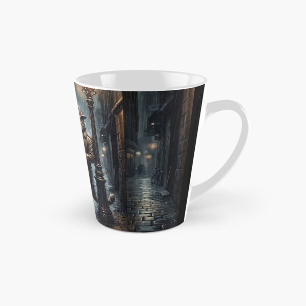 Item preview, The Gray Interval - Rainy Night Noir Detective Cat designed and sold by ThegrayInterval.