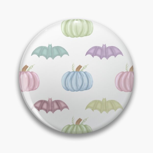 Item preview, Pastel Halloween Collection with Pumpkins and Bats designed and sold by Purposely Designed.
