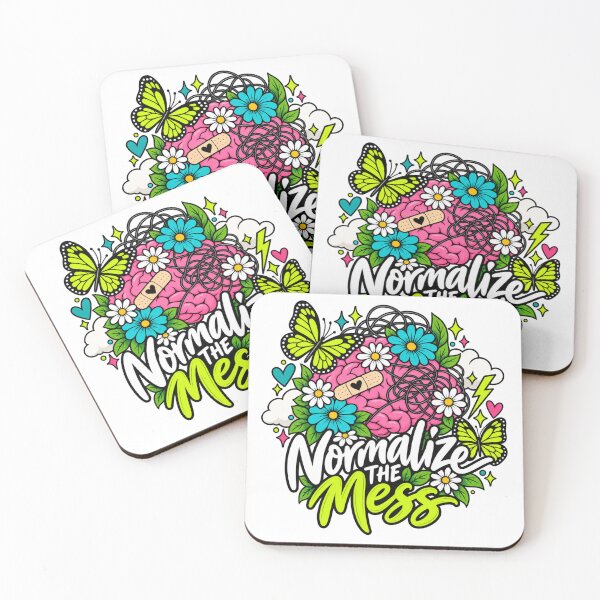Item preview, Normalize the mess, mental health matters designed and sold by DisorderlyDigital.