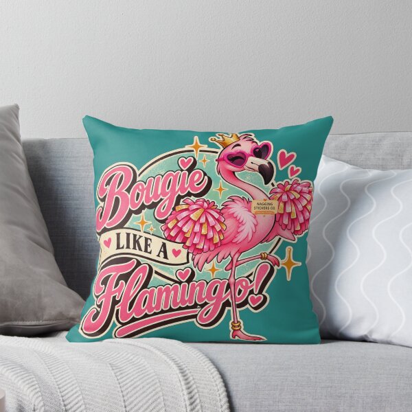 Item preview, BOUGIE LIKE A FLAMINGO! BY NAGGINGSTICKERSCO. BOUGIE LIKE FIFI! PINK FLAMINGO! COLLECTION | GREEN Edition | No.01 designed and sold by LaMaisonOfMY.
