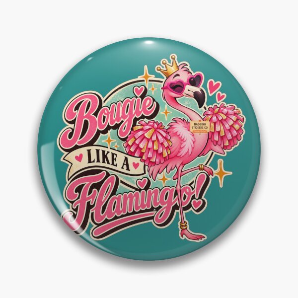 Item preview, BOUGIE LIKE A FLAMINGO! BY NAGGINGSTICKERSCO. BOUGIE LIKE FIFI! PINK FLAMINGO! COLLECTION | GREEN Edition | No.01 designed and sold by LaMaisonOfMY.