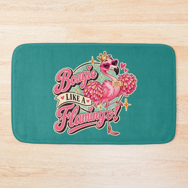 Item preview, BOUGIE LIKE A FLAMINGO! BY NAGGINGSTICKERSCO. BOUGIE LIKE FIFI! PINK FLAMINGO! COLLECTION | GREEN Edition | No.01 designed and sold by LaMaisonOfMY.