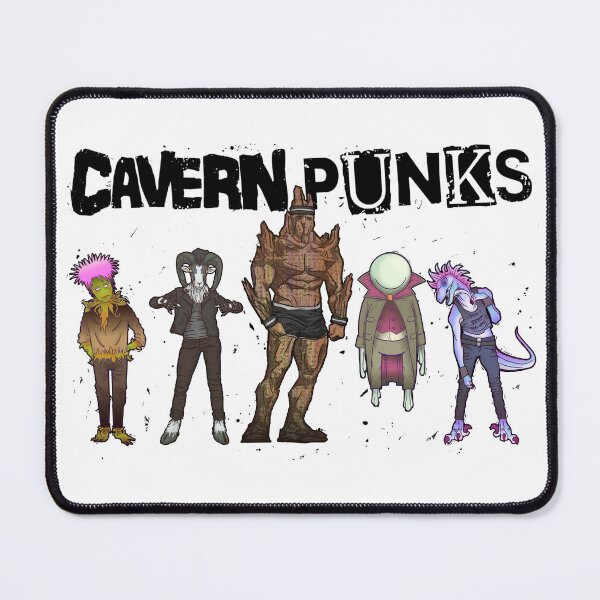 Item preview, Cavern Punks band line up (noise) designed and sold by M.F. Alfrey Merch.