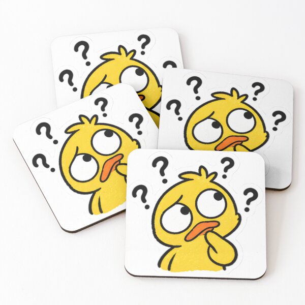 Item preview, Confused Duck - Funny Question Mark Meme designed and sold by Duck lovers.