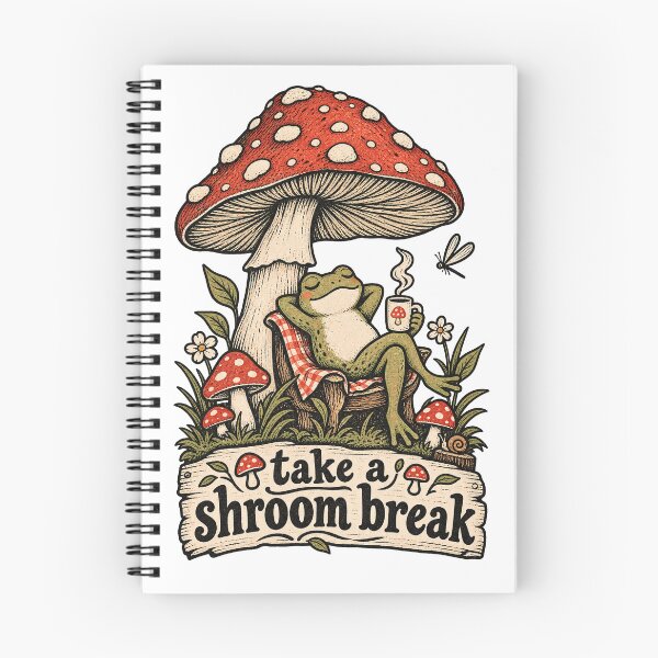 Item preview, Take a Shroom Break Frog designed and sold by tollaru.