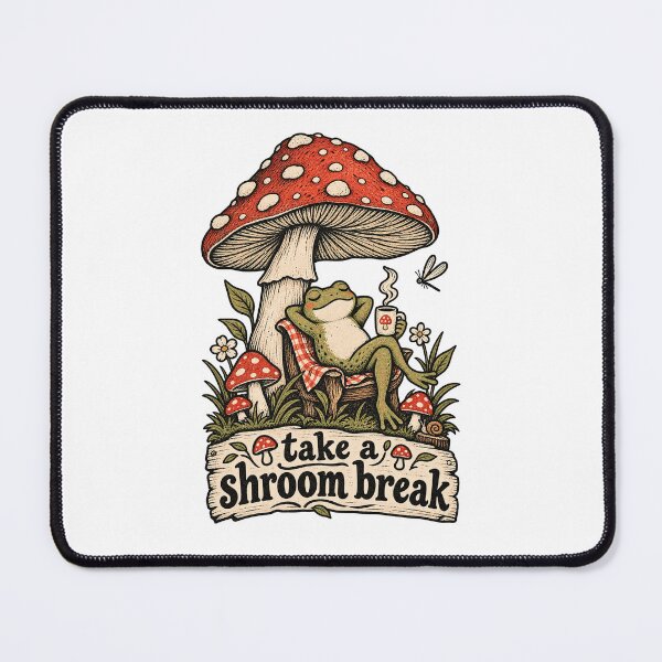 Item preview, Take a Shroom Break Frog designed and sold by tollaru.