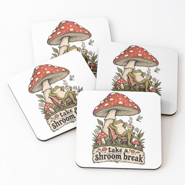 Item preview, Take a Shroom Break Frog designed and sold by tollaru.
