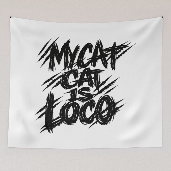 Item preview, My Cat Is Loco –  Chaotic Punk Handwritten Typography designed and sold by UrbanStatic.