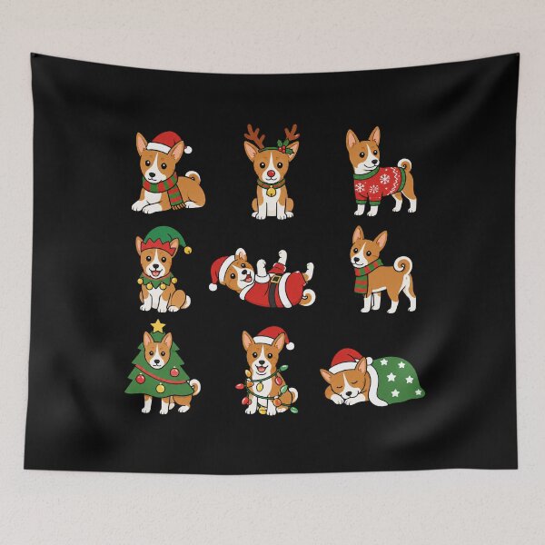 Item preview, Funny Basenji Dog Christmas Holiday Xmas Mom Dad designed and sold by rafaeltto.