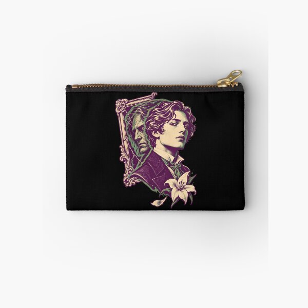 Item preview, Dorian Gray Split Portrait in Purple and Green designed and sold by Fenay Designs.