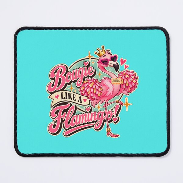 Item preview, BOUGIE LIKE A FLAMINGO! BY NAGGINGSTICKERSCO. BOUGIE LIKE FIFI! PINK FLAMINGO! COLLECTION | AQUA Edition | No.01 designed and sold by LaMaisonOfMY.