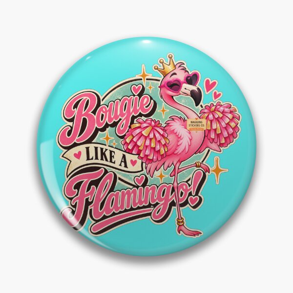 Item preview, BOUGIE LIKE A FLAMINGO! BY NAGGINGSTICKERSCO. BOUGIE LIKE FIFI! PINK FLAMINGO! COLLECTION | AQUA Edition | No.01 designed and sold by LaMaisonOfMY.