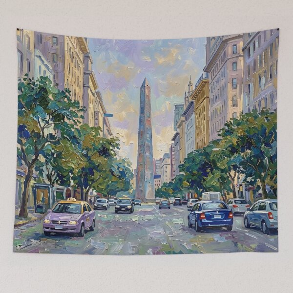 Item preview, Buenos Aires Argentina Travel Print – Obelisco Wall Art designed and sold by POSTERIOCREW.