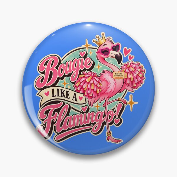 Item preview, BOUGIE LIKE A FLAMINGO! BY NAGGINGSTICKERSCO. BOUGIE LIKE FIFI! PINK FLAMINGO! COLLECTION | ELECTRIC BLUE Edition | No.01 designed and sold by LaMaisonOfMY.