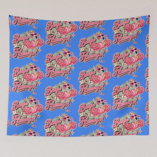 Item preview, BOUGIE LIKE A FLAMINGO! BY NAGGINGSTICKERSCO. BOUGIE LIKE FIFI! PINK FLAMINGO! COLLECTION | ELECTRIC BLUE Edition | No.01 designed and sold by LaMaisonOfMY.