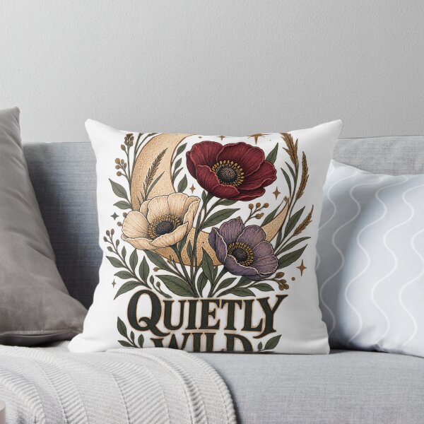 Item preview, Quietly Wild Botanical Floral Vintage Nature Design designed and sold by Pixel & Ponder.