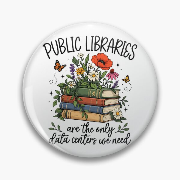 Item preview, Public Libraries Are The Only Data Centers We Need designed and sold by roni-harbor.