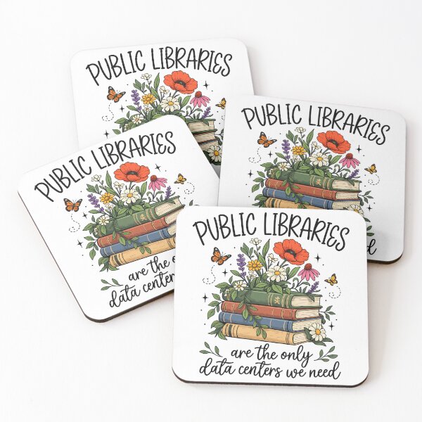 Item preview, Public Libraries Are The Only Data Centers We Need designed and sold by roni-harbor.