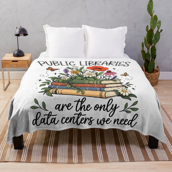 Item preview, Public Libraries Are The Only Data Centers We Need designed and sold by roni-harbor.